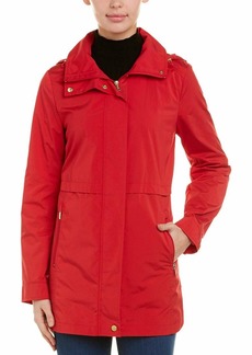 Cole Haan Women's Adjustable Packable Unlined Coat RED