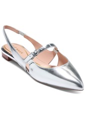 Cole Haan Women's Anya Slingback Flats - Silver Specchio