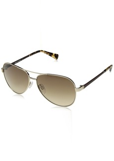 Cole Haan Women's Ch7000 Metal Aviator Sunglasses