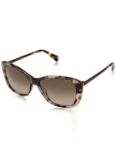Cole Haan Women's Ch7005 Plastic Butterfly Cateye Sunglasses