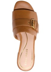 Cole Haan Women's Crosby Slide Dress Sandals - Pecan Leather