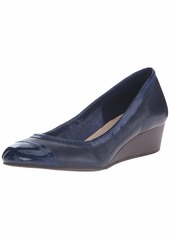 elsie cap toe wedge