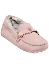 Cole Haan Women's Evelyn Bow Driver Shearling Loafers