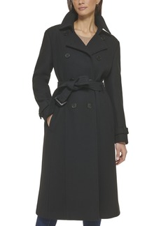 Cole Haan Women's Flared Trench Coat - Black