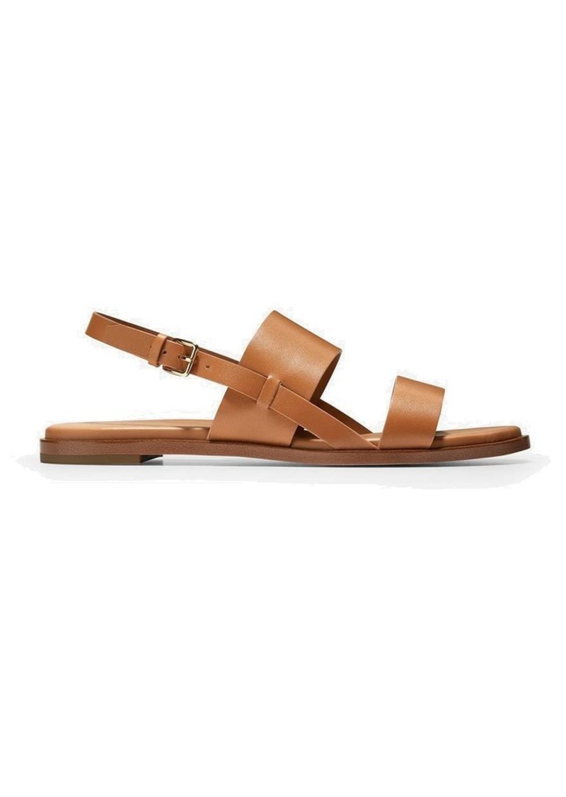 Cole Haan Women's FLYNN FLAT SANDAL PECAN LEATHER