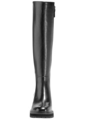 Cole Haan Women's Gema Lug Tall Boots - Black Leather