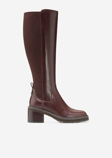 Cole Haan Women's Gema Tall Lug Boots Waterproof - Brown Size 8