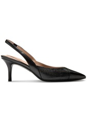 Cole Haan Women's Go-To Slingback Pumps - Black Lizard