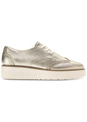 Cole Haan Women's Grand City Platform Oxford Flats - Gold Talca, Ivory