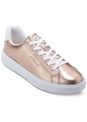 Cole Haan Women's Grand Crosscourt Daily Lace-Up Low-Top Sneakers - Rose Gold Metallic