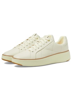 Cole Haan Women's Grandpro Topspin Sneaker Ivory Quilted Leather