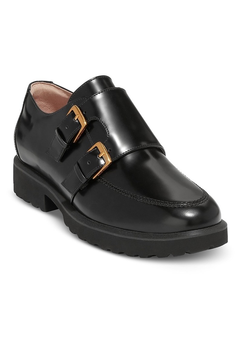 Cole Haan Women's Greenwich Leather Monk Strap Oxfords
