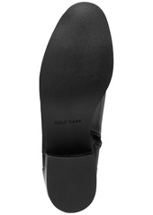 Cole Haan Women's Holis Logo Side-Buckle Booties - Black Leather