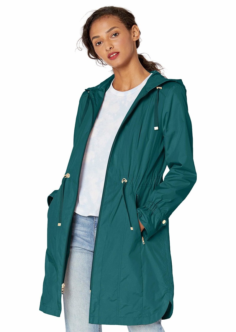 Cole Haan Women's Hooded anorack rain Coat