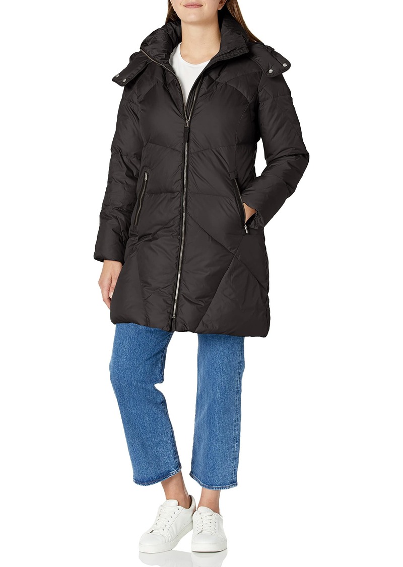 Cole Haan Women's Hooded Essential Down Coat