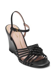 Cole Haan Women's Jitney Knotted Ankle Strap Wedge Sandals