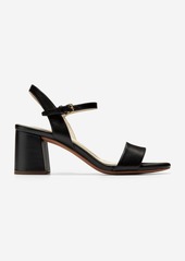 Cole Haan Women's Josie Block Heel Sandal 65Mm - Black Size 7.5