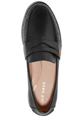 Cole Haan Women's Lux Pinch Penny Loafers - Black Leather