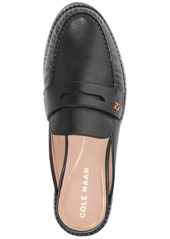 Cole Haan Women's Lux Pinch Penny Mule Flats - Black Leather