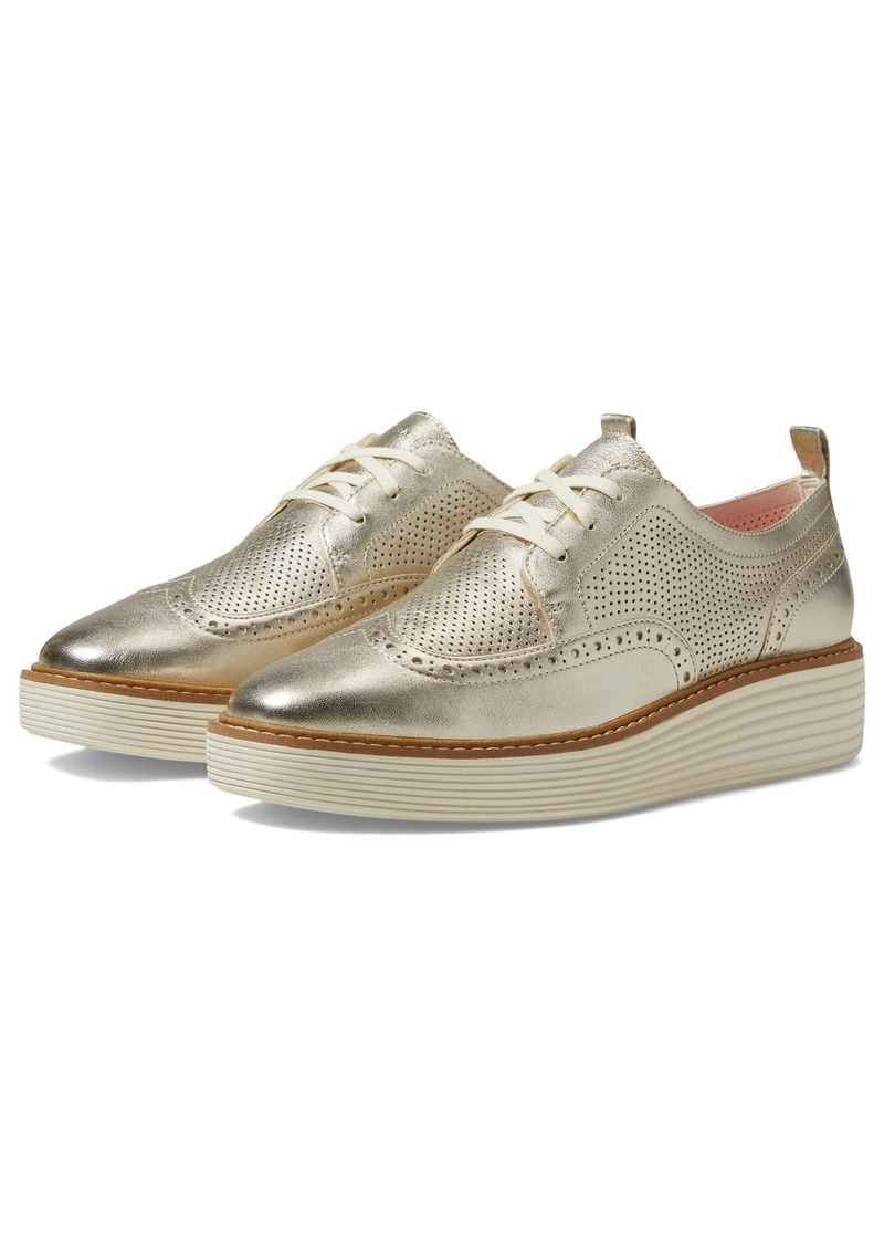 Cole Haan Women's Originalgrand Platform Wingtip Oxfords