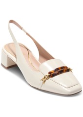 Cole Haan Women's Penley Slingback Pumps - Ivory Box Leather