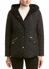 Cole Haan Women's Quilted Hooded Jacket