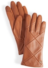 Cole Haan Women's Quilted Leather Gloves - Black