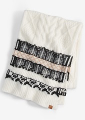 Cole Haan Women's Reversible Fair Isle Scarf - Pristine Multi