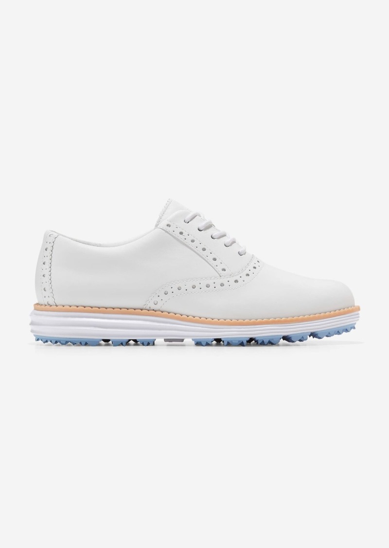 Cole Haan Women's Øriginal Grand Shortwing Golf Shoes - White Size 6