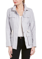 Cole Haan Women's Safari Jacket with Stand Collar