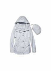 Cole Haan Women's Short Packable rain Jacket
