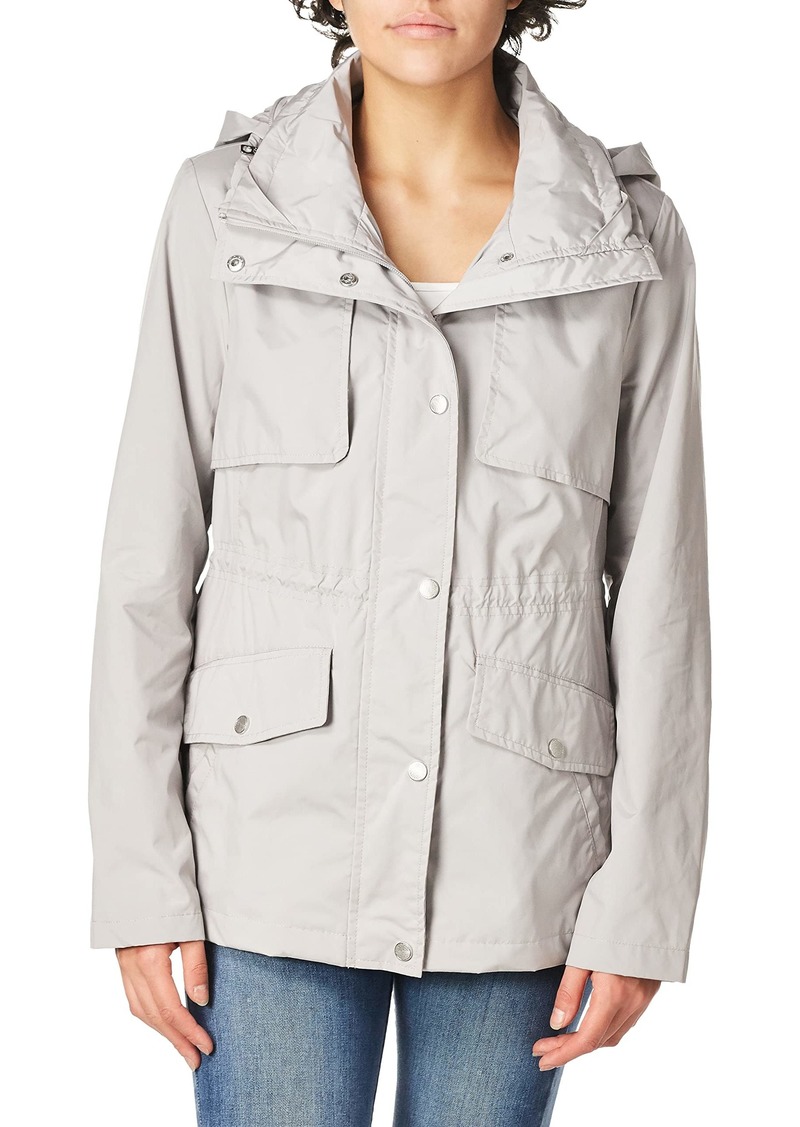 Cole Haan Women's Short Packable rain Jacket