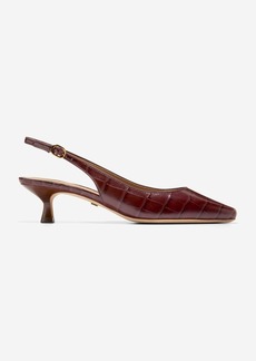 Cole Haan Women's Tayla Kitten Heel Sling Pumps 45Mm - Red Size 6