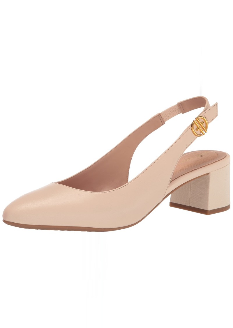 Cole Haan Women's The GO-to Slingback Pump 45MM Bleached TAN Leather