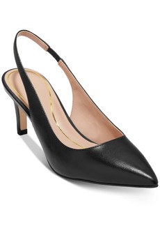 Cole Haan Women's Vandam Slingback Pumps - Black Leather