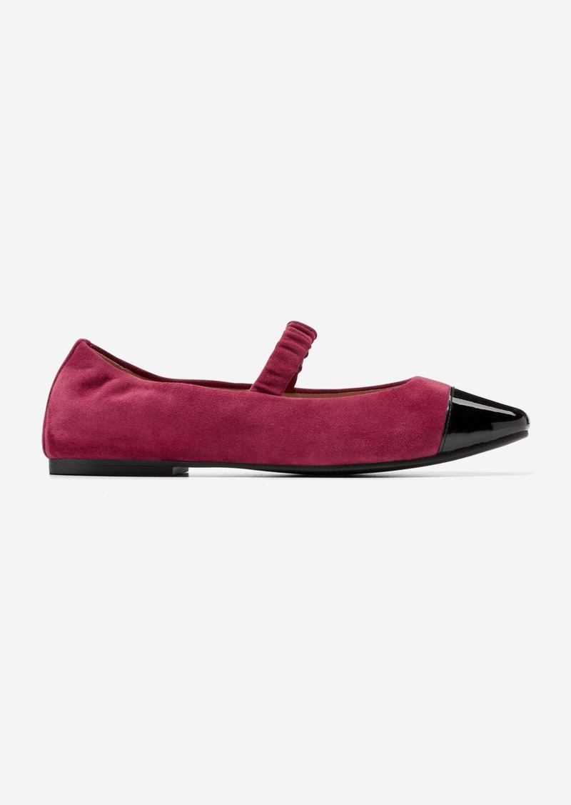 Cole Haan Women's Yvette Maryjane Ballet Flat - Red Size 11