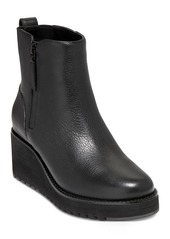 Cole Haan Women's Zerogrand City Wedge Side-Zip Booties - Black