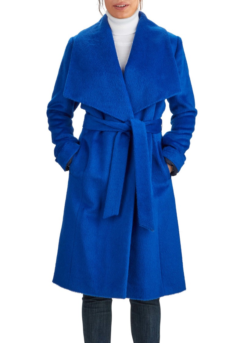 Cole Haan Wool & Alpaca Blend Wrap Coat