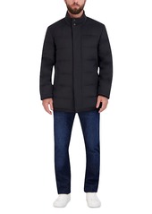 Cole Haan Wool Blend Textured Quilted Down Jacket