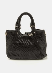 Cole Haan Woven Leather Satchel