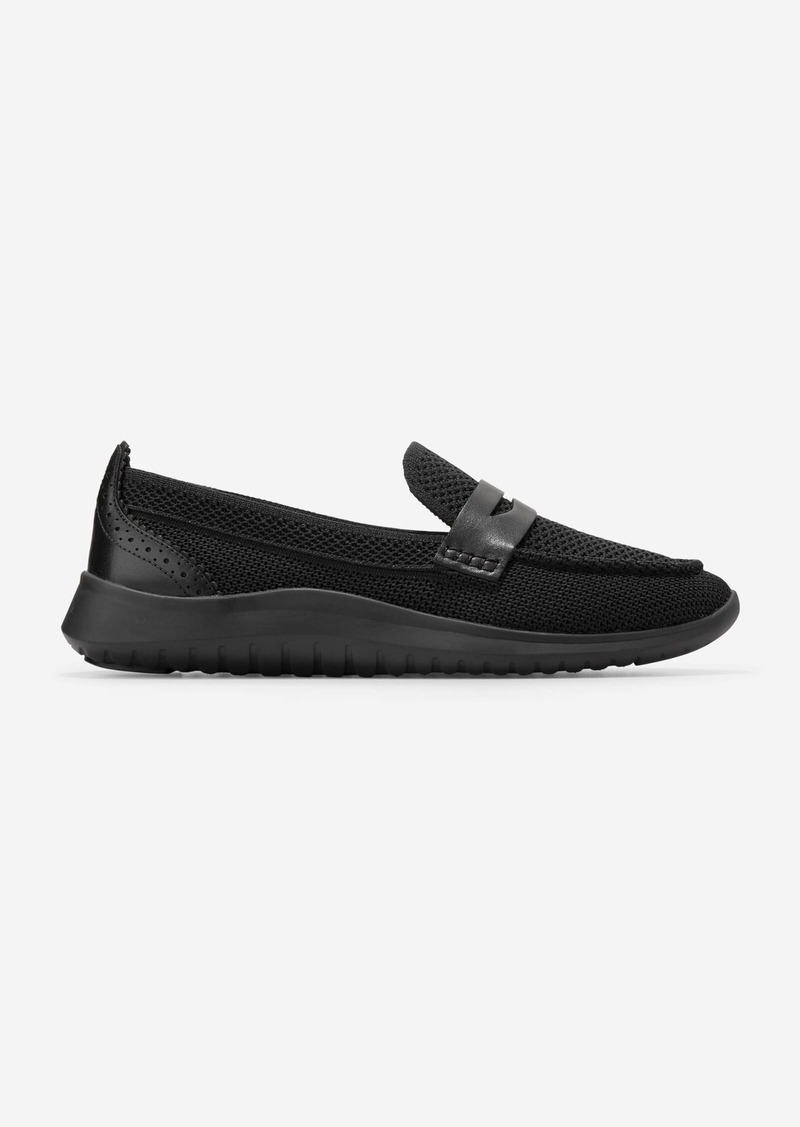 Cole Haan Women's Zerøgrand Meritt Stitchlite Loafer - Black Size 8