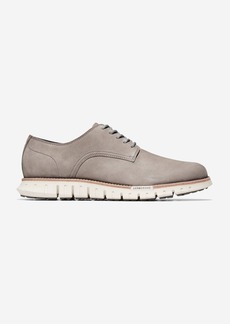 Cole Haan Men's Zerøgrand Remastered Plain Toe Oxford Shoes - Grey Size 8.5