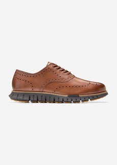 Cole Haan Men's Zerøgrand Remastered Wingtip Oxford Shoes - Brown Size 9.5