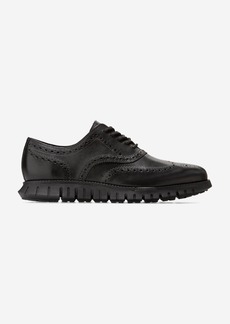 Cole Haan Men's Zerøgrand Remastered Wingtip Oxford Shoes - Black Size 9.5