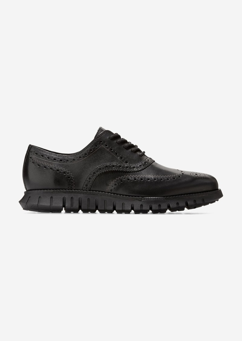 Cole Haan Men's Zerøgrand Remastered Wingtip Oxford Shoes - Black Size 13