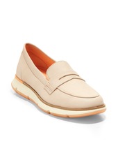 Cole Haan ZeroGrand Loafer in Brazilian Sand Nubuck/Ivory at Nordstrom
