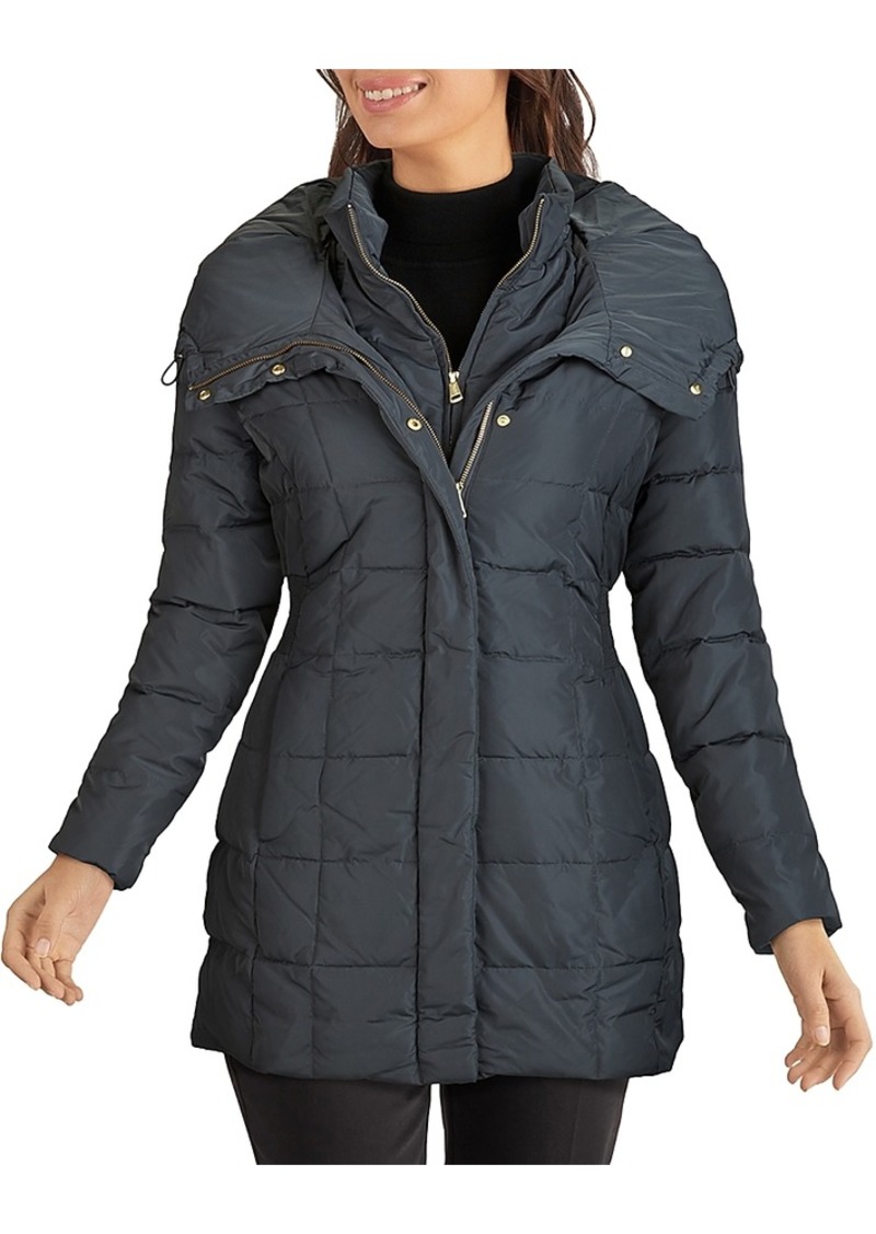 Cole Haan Zip-Front Puffer Coat