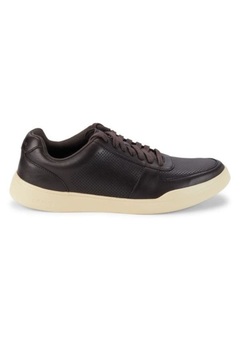 Cole Haan Contrast Sole Leather Sneakers