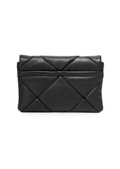 Cole Haan Crystal Quilted Leather Clutch