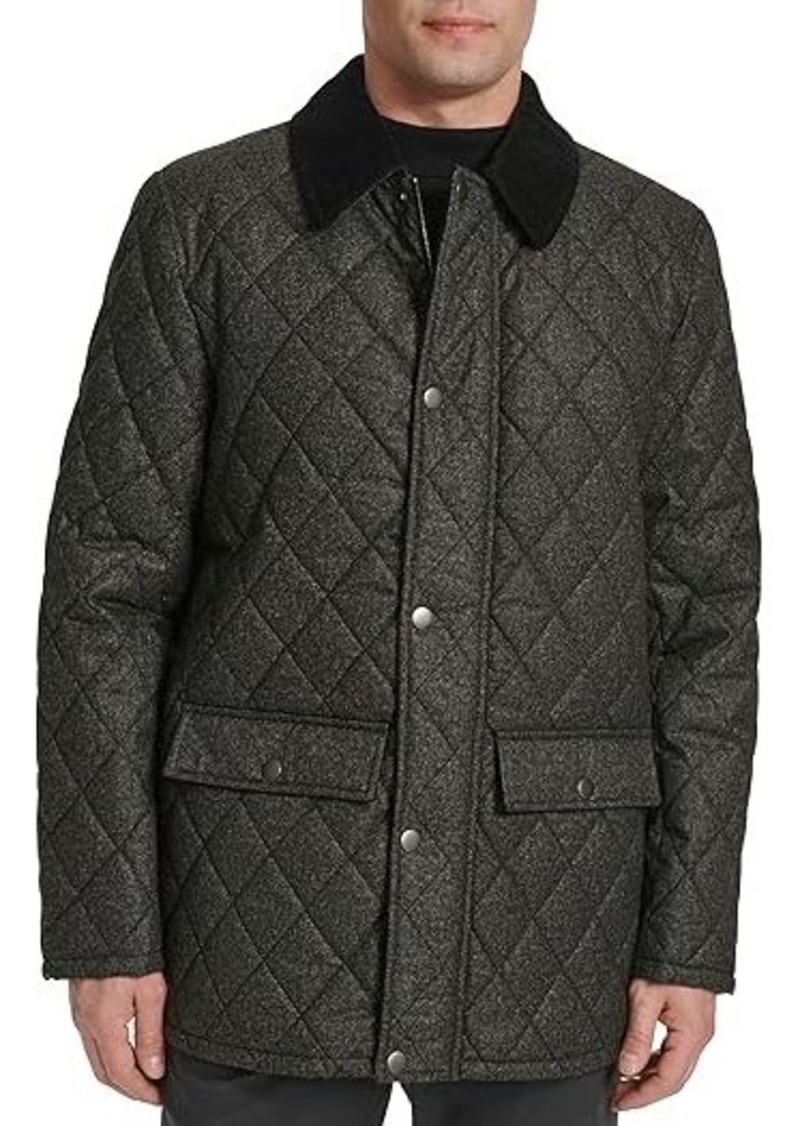 Cole Haan Diamond Quilted Barn Jacket